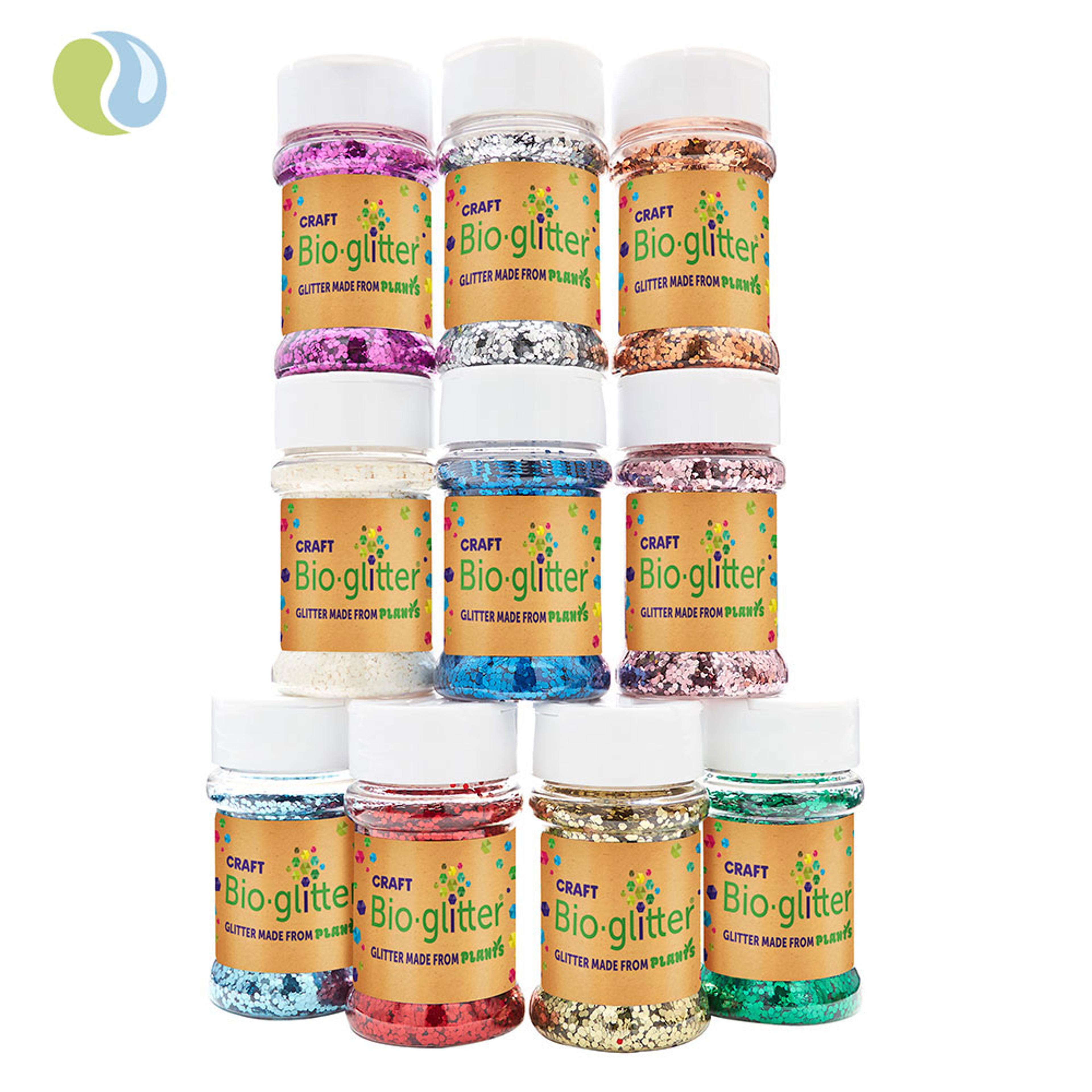 BioGlitter Eco-friendly Glitter Tubs - Assorted Pack of 10