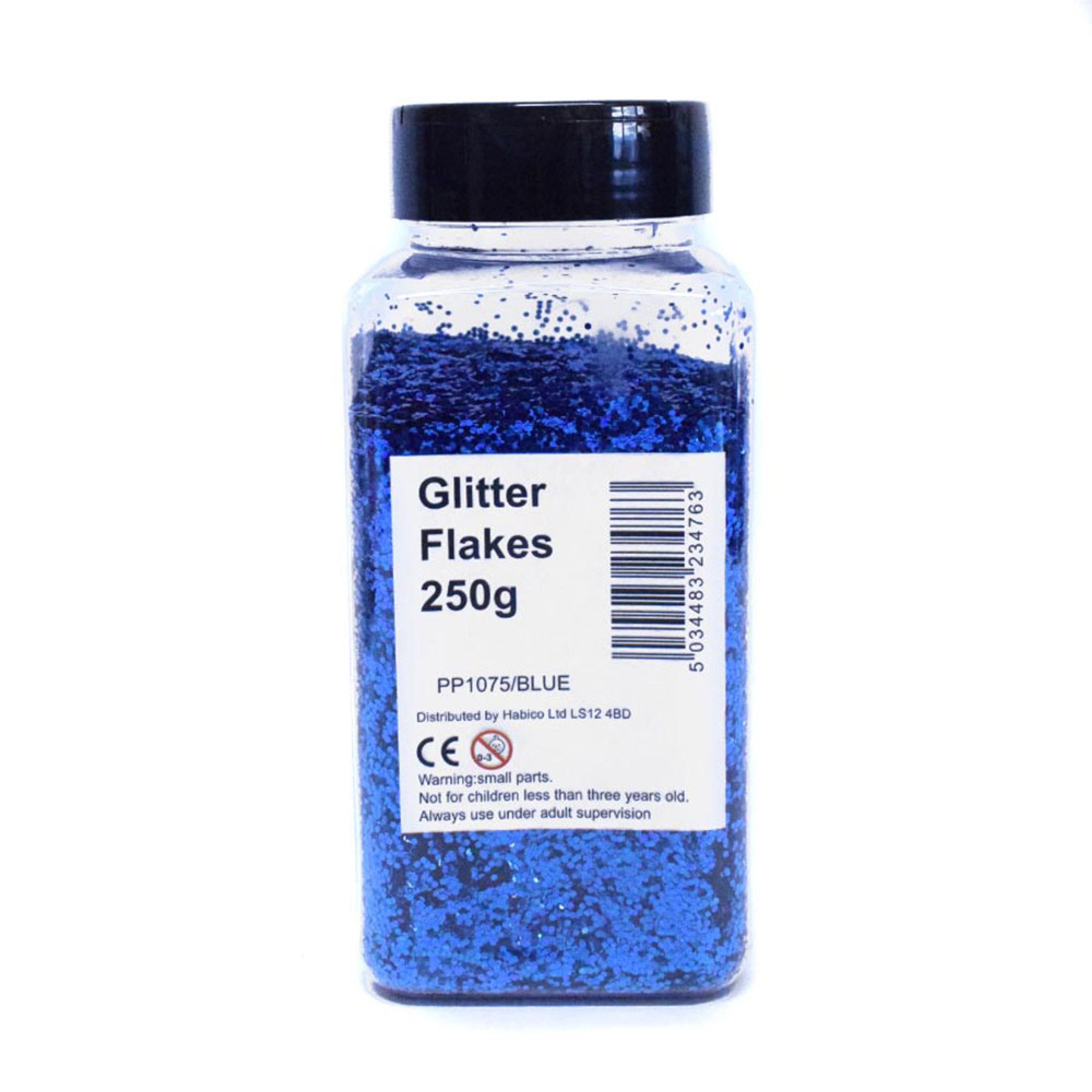 Glitter Flakes Blue 250g 