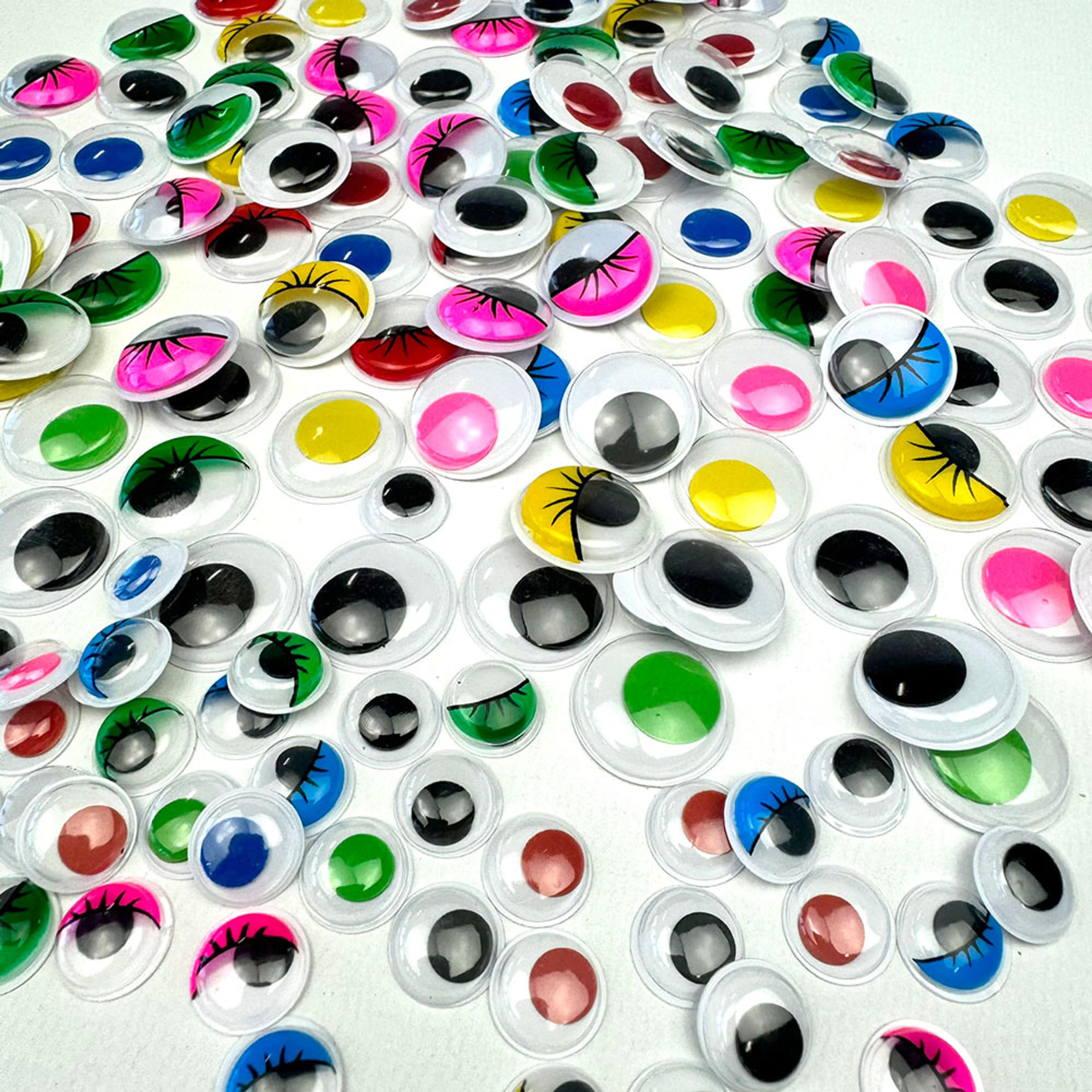 Coloured Eyelid Wiggly Eyes