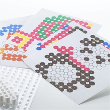 Bead Pattern Card for Small Beads. Pack of 12
