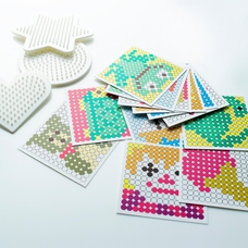 Bead Pattern Card for Big Beads. Pack of 12