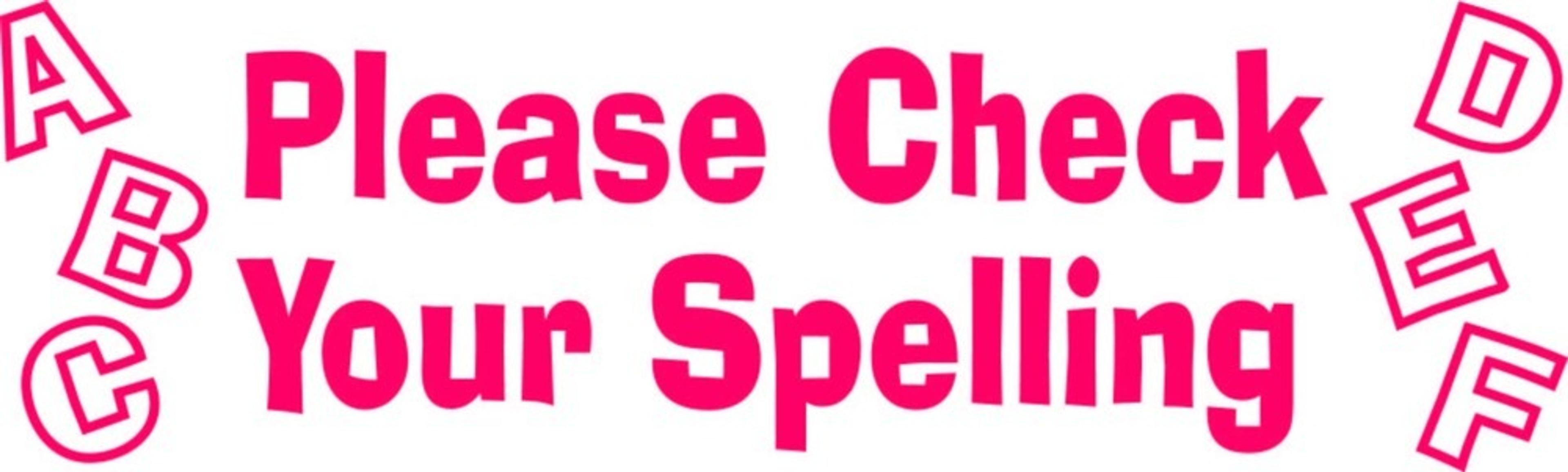 3 In 1 Stamp - Please Check Your Spelling (3In1 Component)