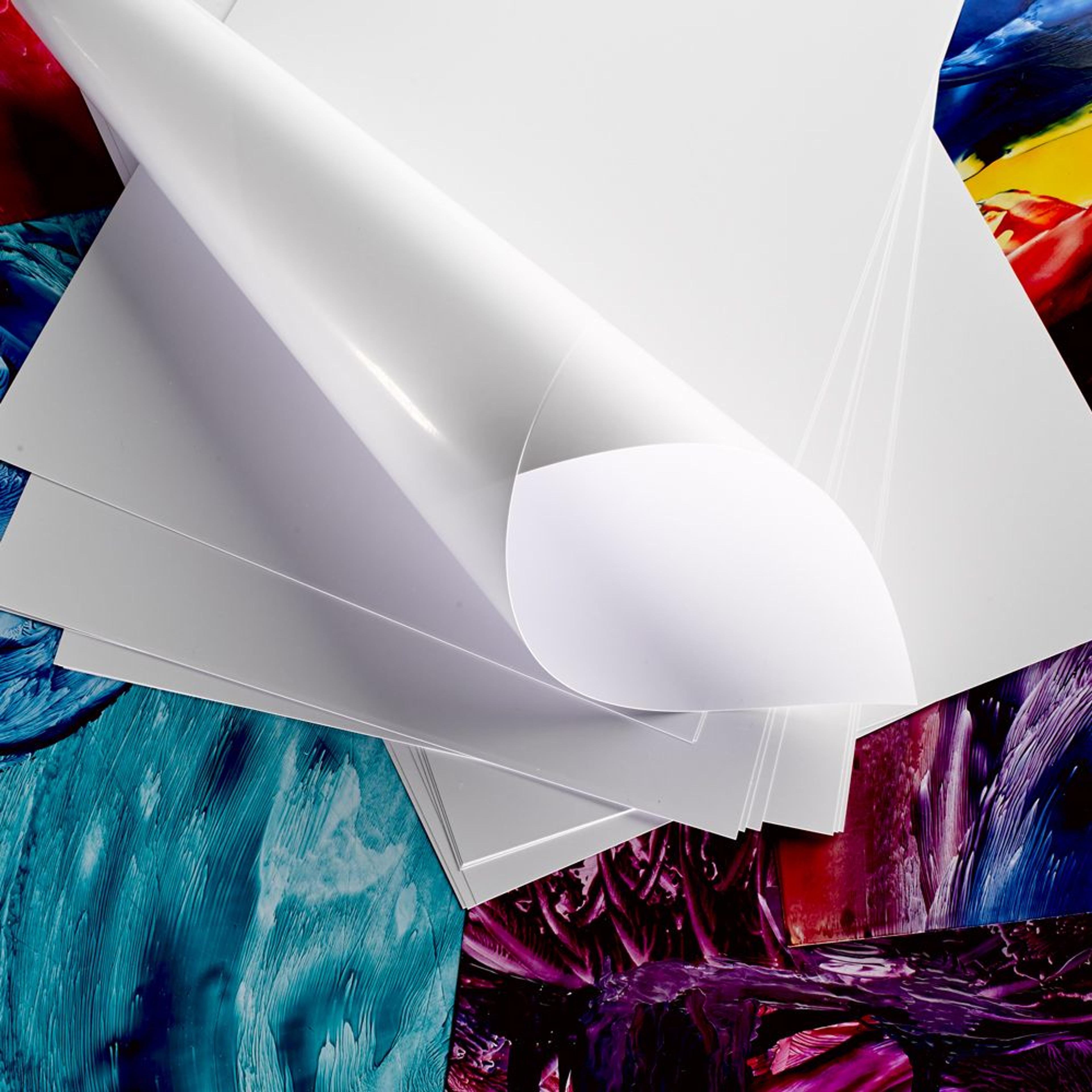 Glossy White Board - A3. Pack of 50