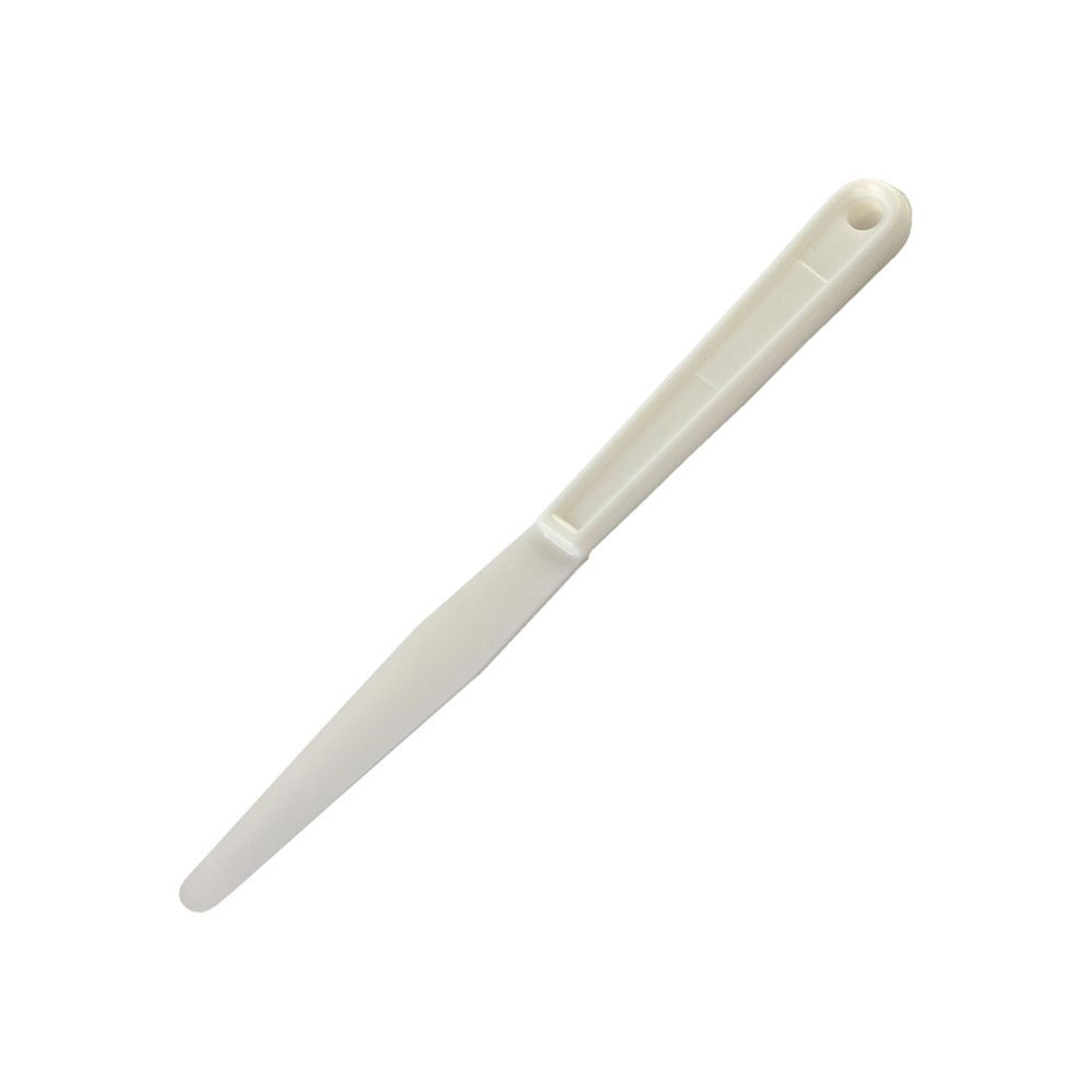 White Plastic Palette Knife - Shape 1