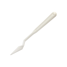 White Plastic Palette Knife - Shape 2