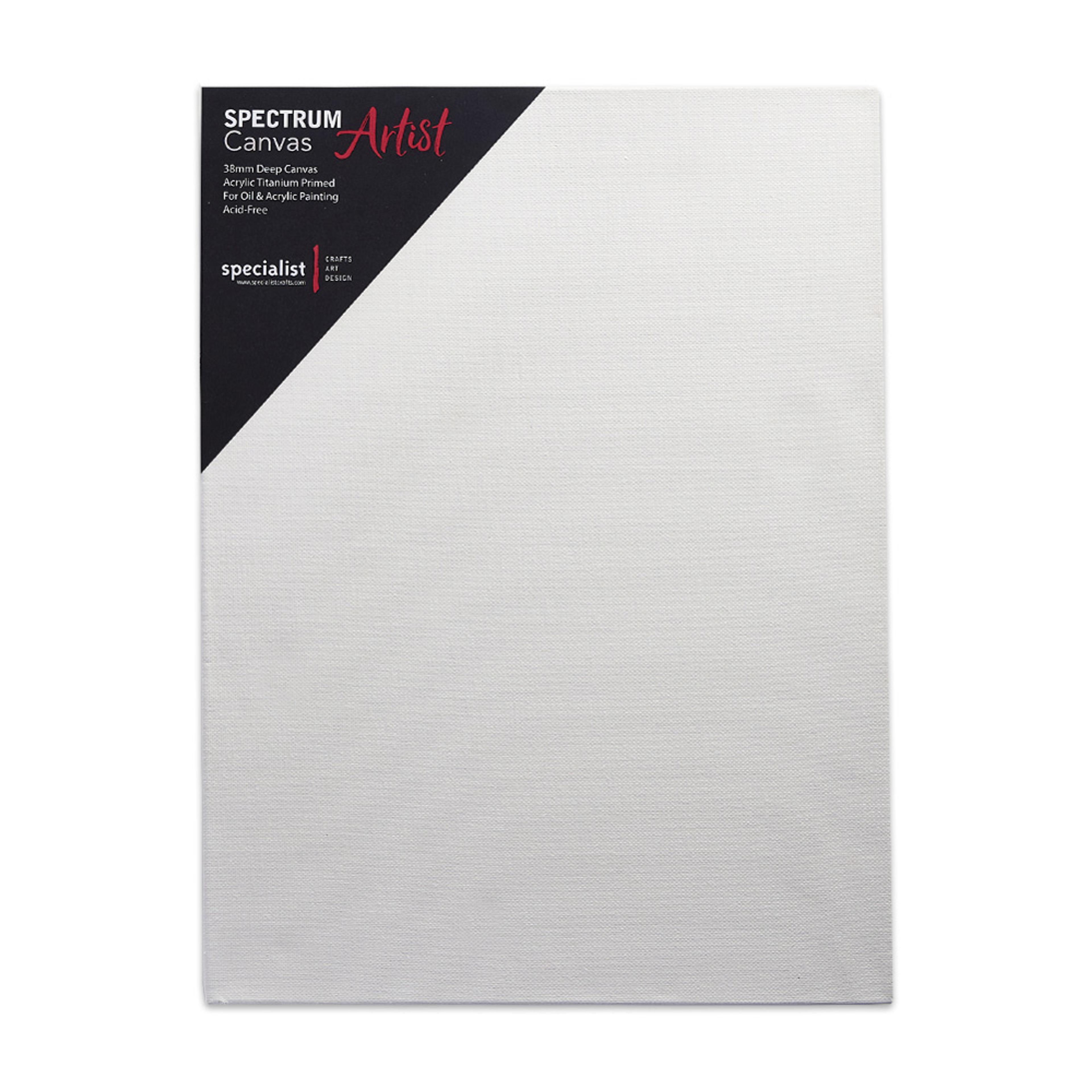 Rectangular Tuck & Roll Stretched Canvas - 600 x 750mm
