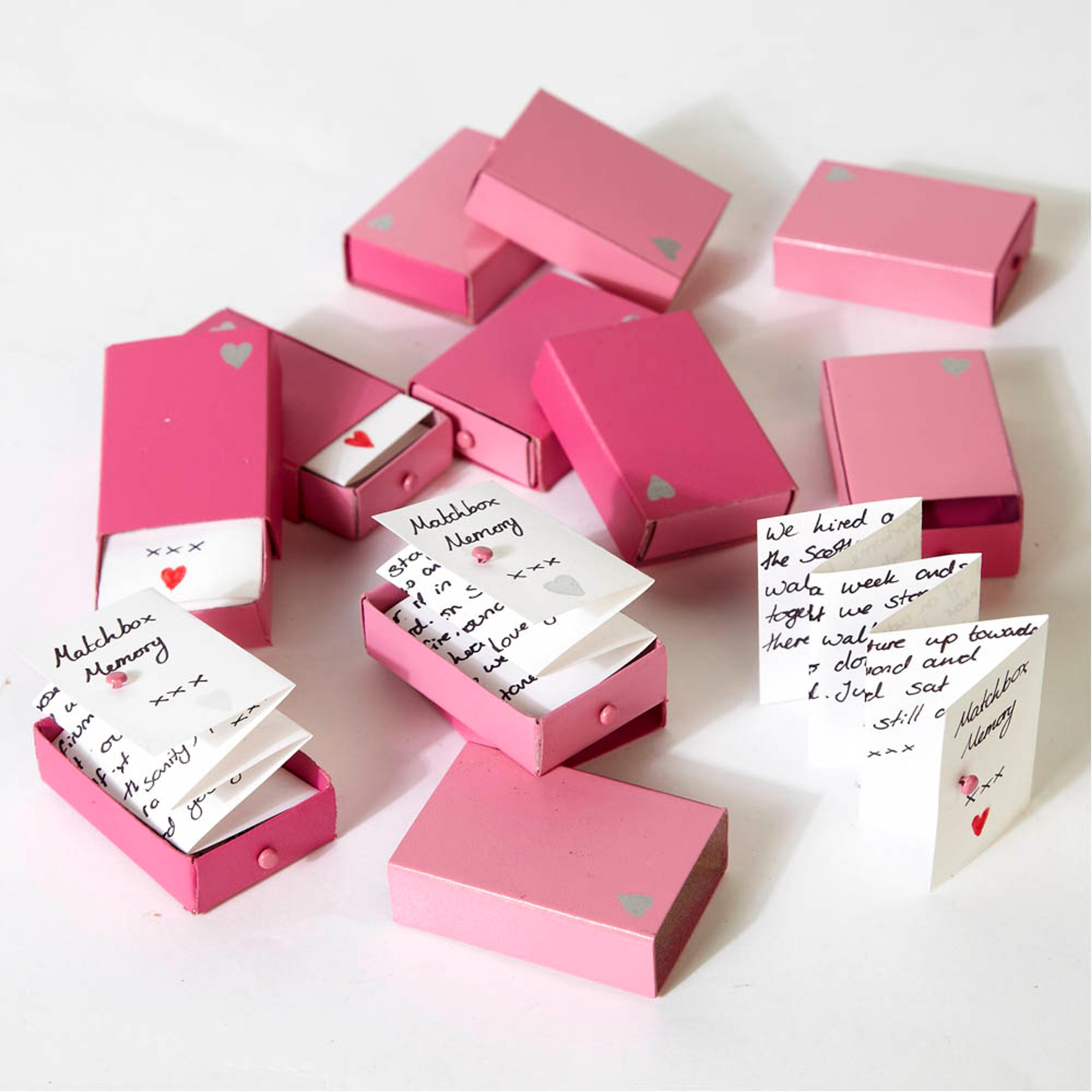 Plain Card Match Boxes - 50 x 35 x 15mm. Pack of 10