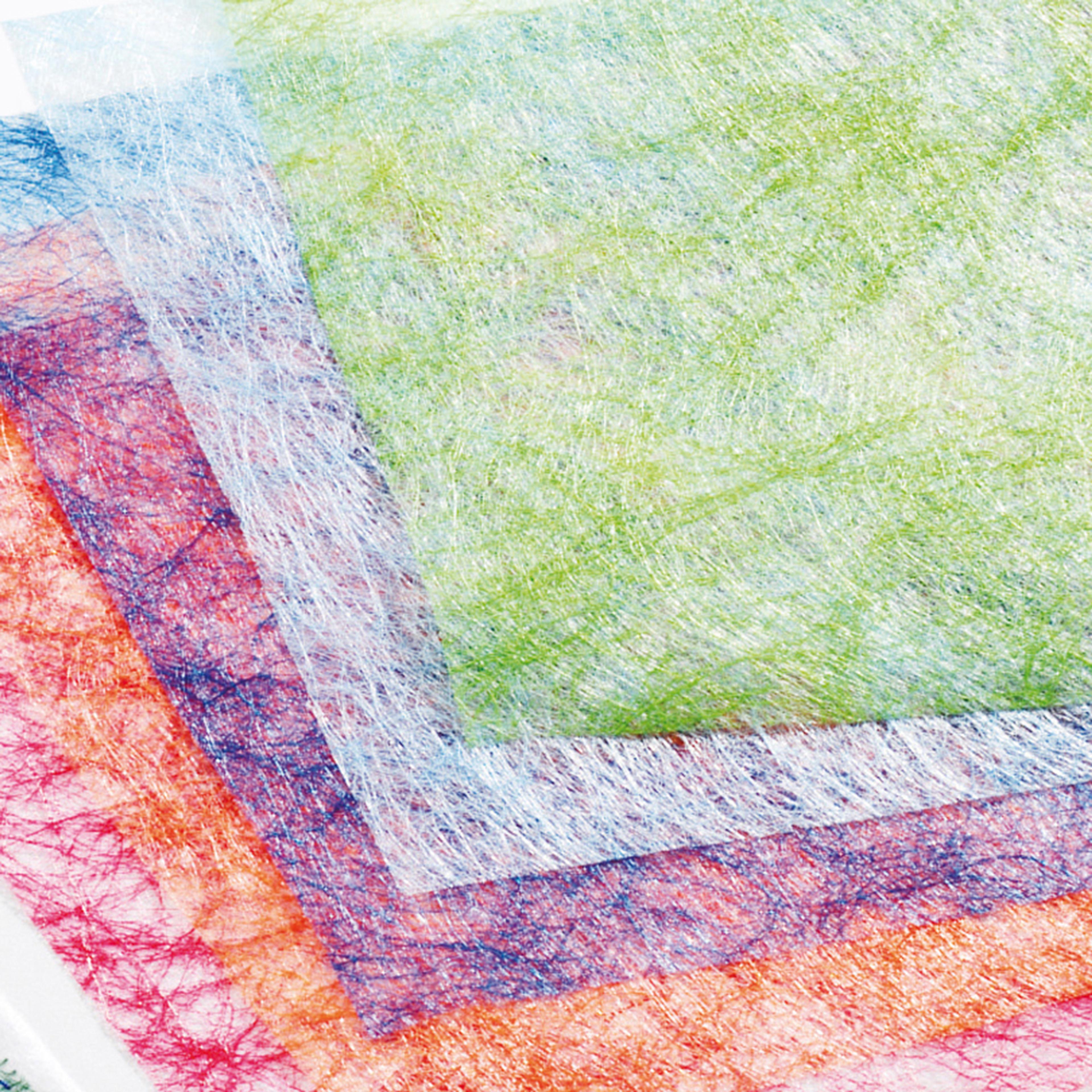 Fibre Mesh Sheets A4 - Assorted Colours. Pack of 10