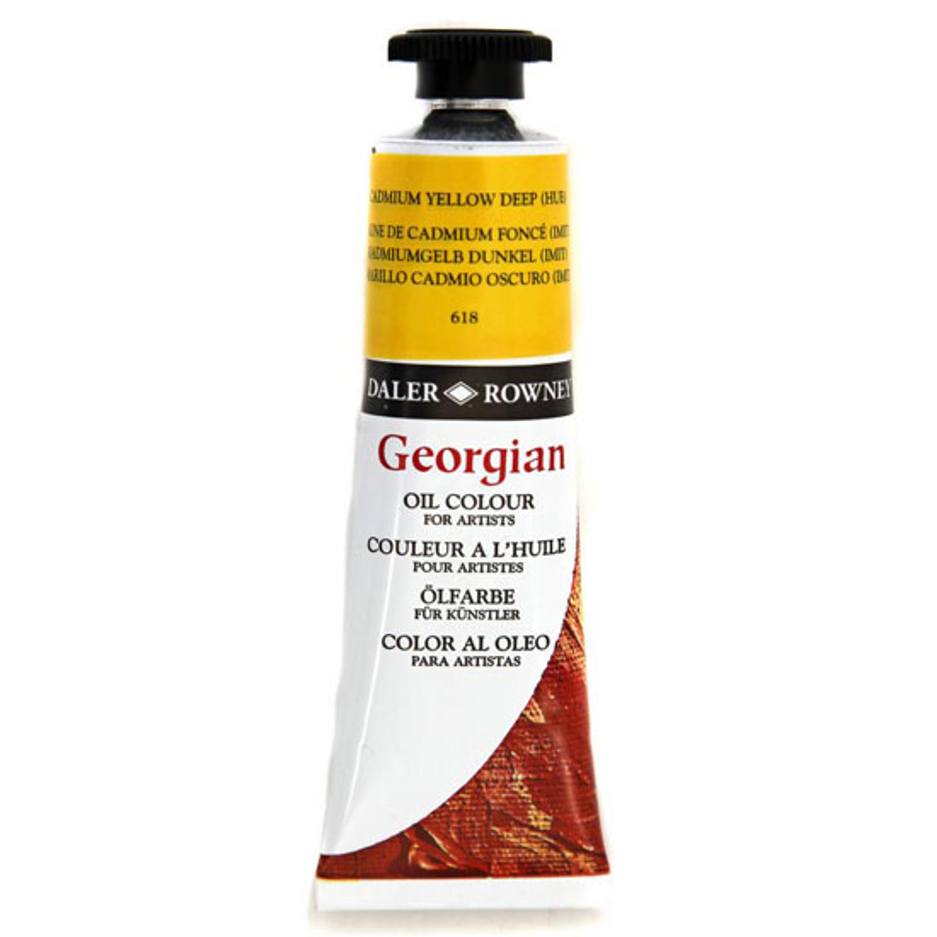Daler-Rowney Georgian Oil Colour 38ml - Cadmium Yellow Deep (Hue)