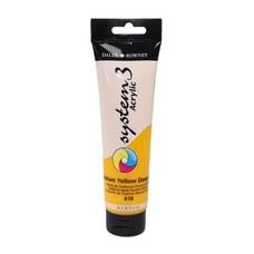 Daler-Rowney System 3 Original Acrylic 150ml Tubes - Cadmium Yellow Deep (Hue)