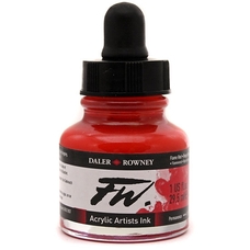 Daler-Rowney FW Acrylic Artists Ink 29.5ml - Flame Red