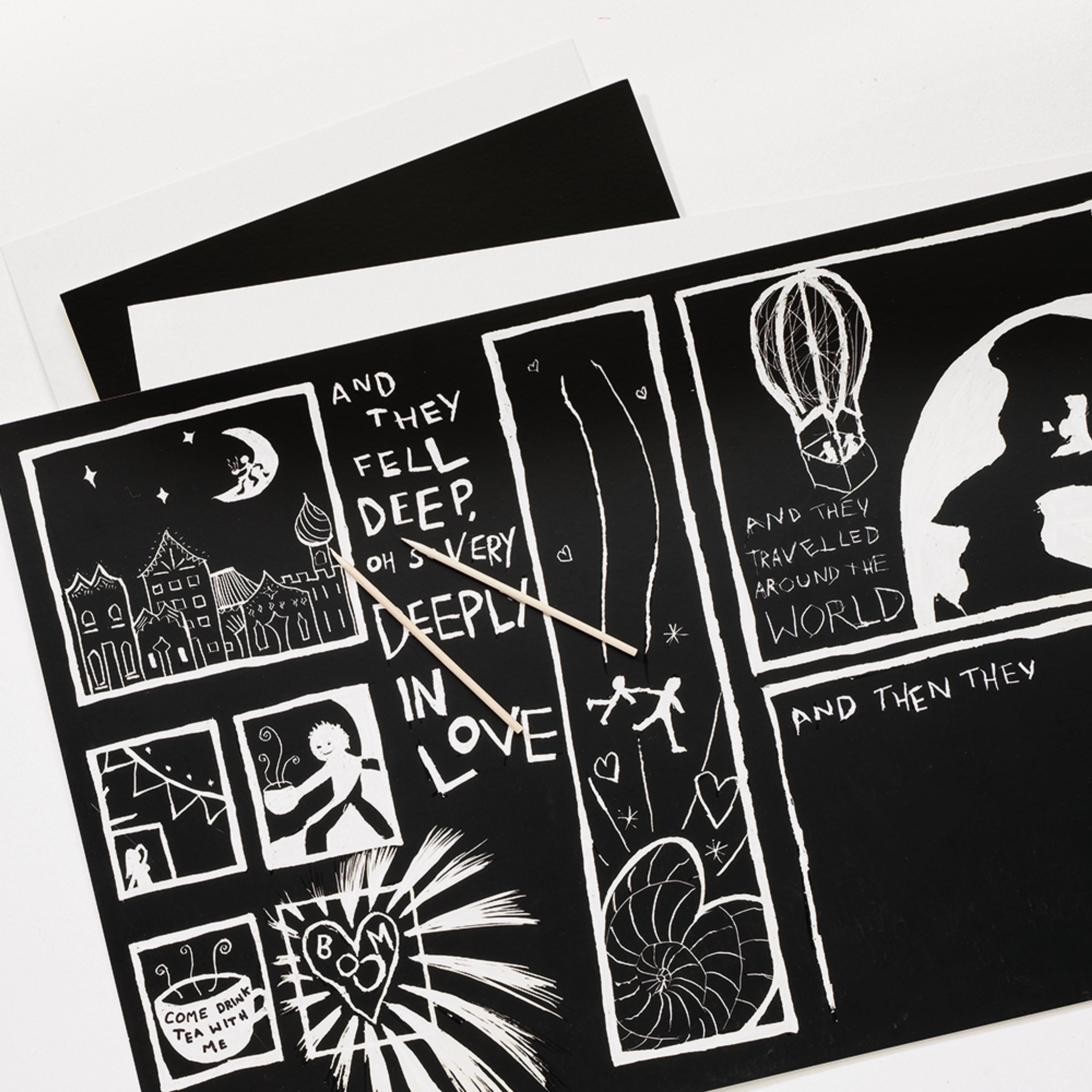 Black Scraperboard - 305 x 229mm