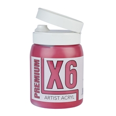 X6 Premium Acryl 500ml Bottle - Primary Magenta