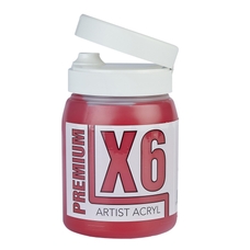 X6 Premium Acryl 500ml Bottle - Naphtol Carmine