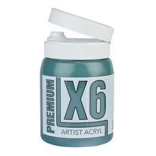 X6 Premium Acryl 500ml Bottle - Hooker's Green