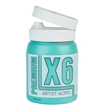 X6 Premium Acryl 500ml Bottle - Veronese Green
