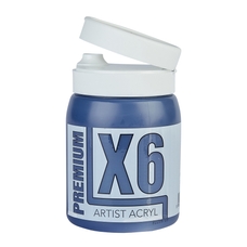 X6 Premium Acryl 500ml Bottle - Payne's Grey