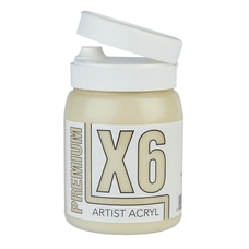 X6 Premium Acryl 500ml Bottle - Buff Titanium