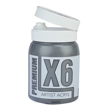 X6 Premium Acryl 500ml Bottle - Raw Umber