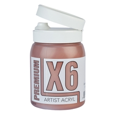 X6 Premium Acryl 500ml Bottle - Copper Metallic