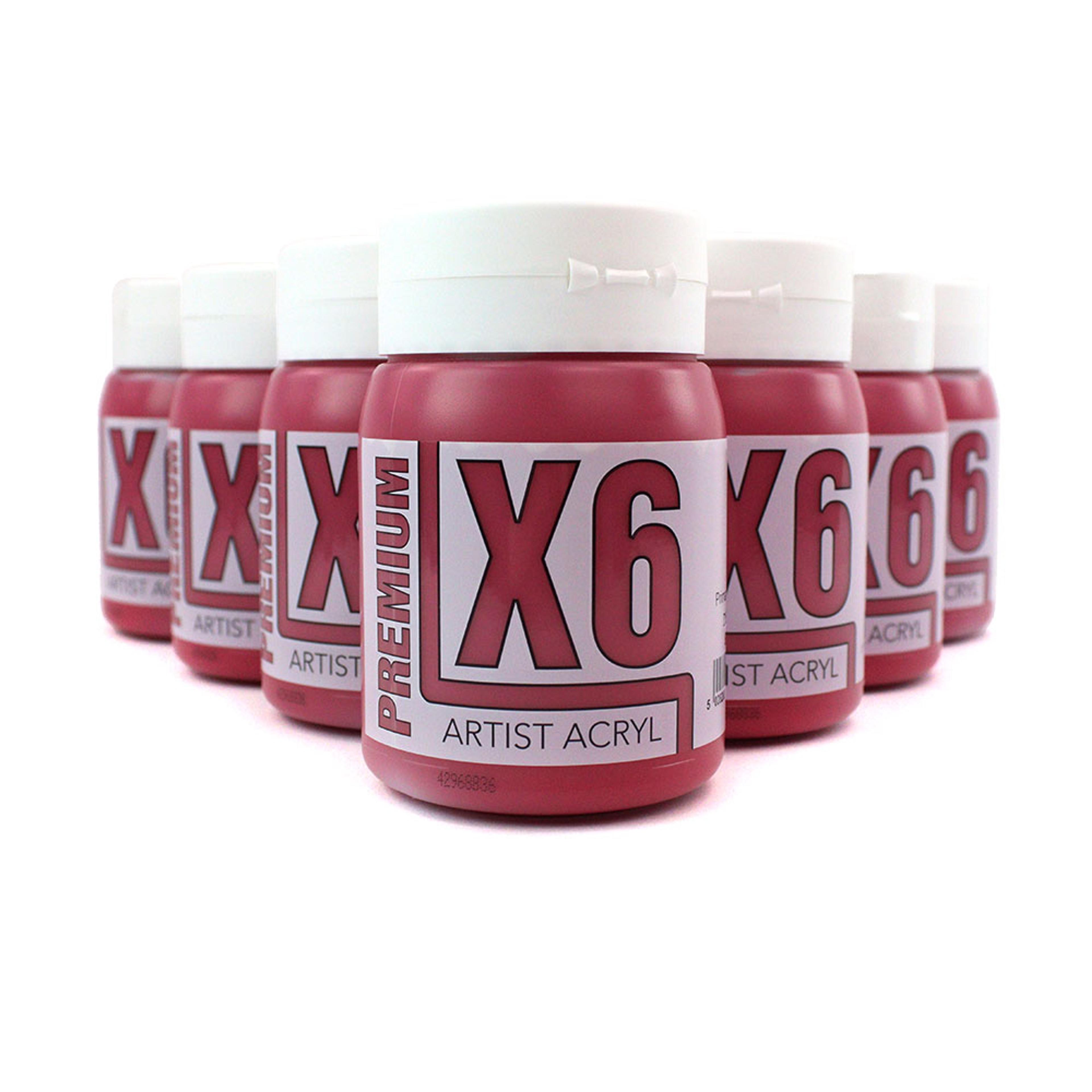 X6 Premium Acryl 500ml - Primary Magenta Bulk Pack
