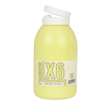 X6 Premium Acryl 2L Bottle - Light Lemon Yellow