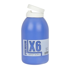 X6 Premium Acryl 2L Bottle - Cobalt Blue Hue