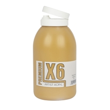 X6 Premium Acryl 2L Bottle - Yellow Ochre