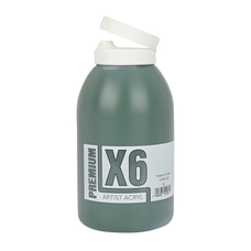 X6 Premium Acryl 2L Bottle - Hooker's Green