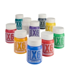 X6 Premium Acryl Acrylic Colour Mixing Set