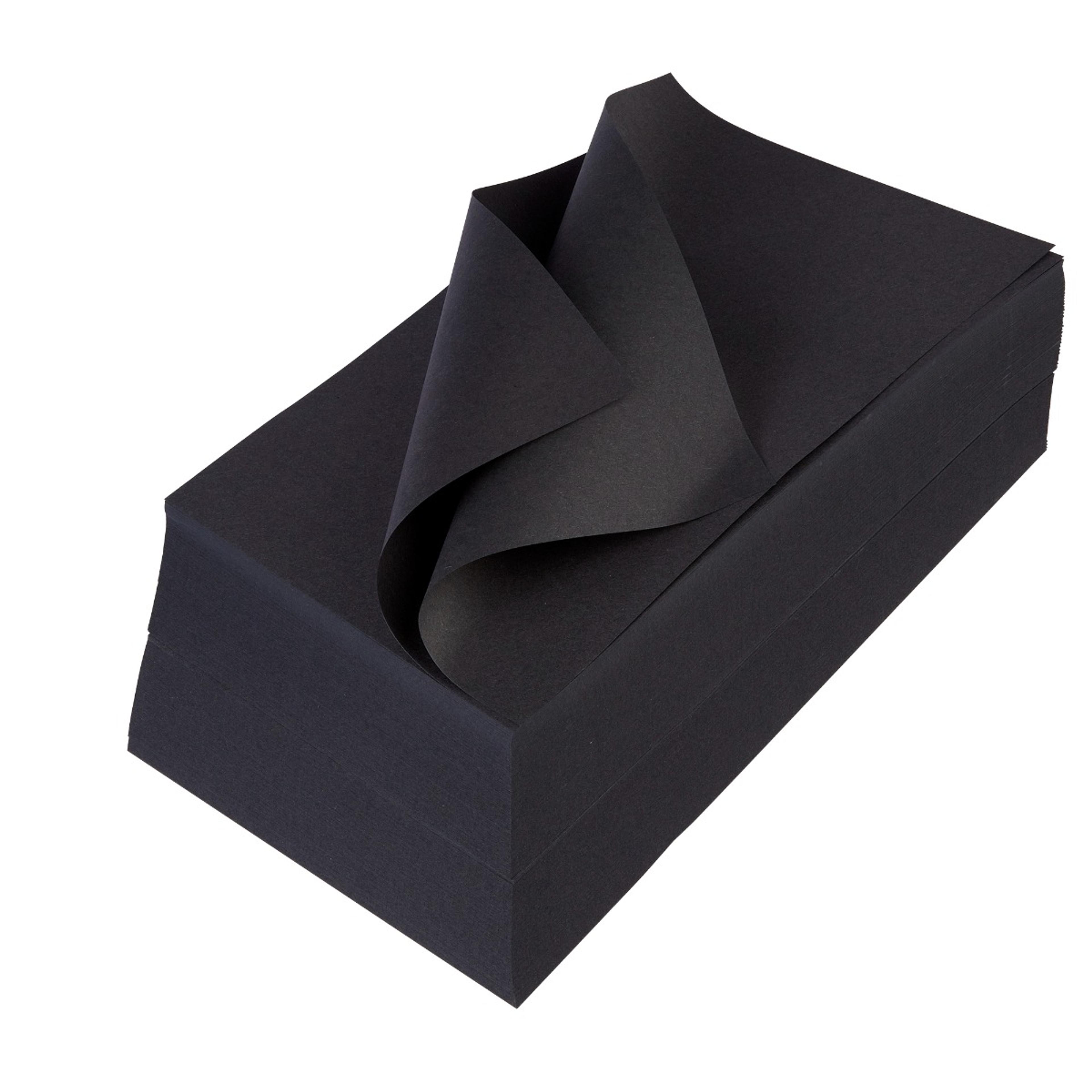 Specialist Crafts Utility Sugar Paper 100gsm A4 - Black. Pack Of 250
