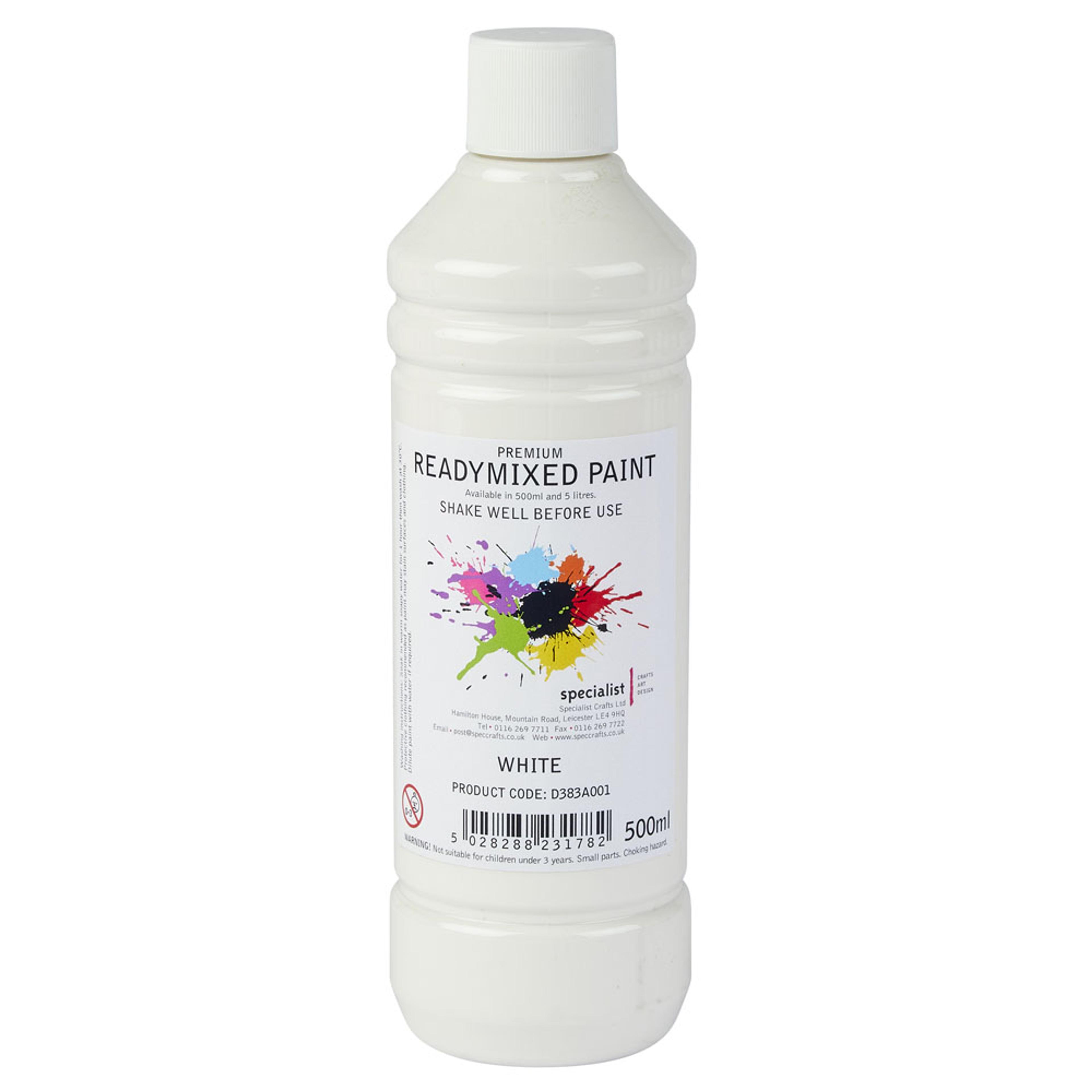 Specialist Crafts Premium Readymixed 500ml - White
