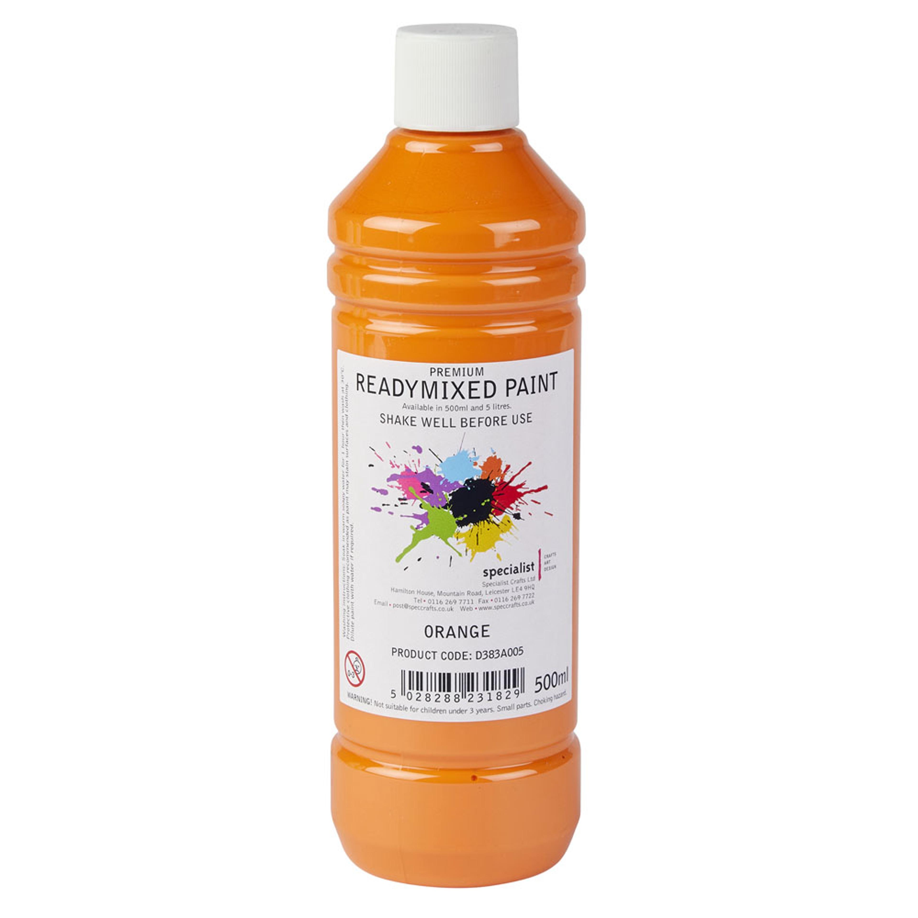 Specialist Crafts Premium Readymixed 500ml - Orange