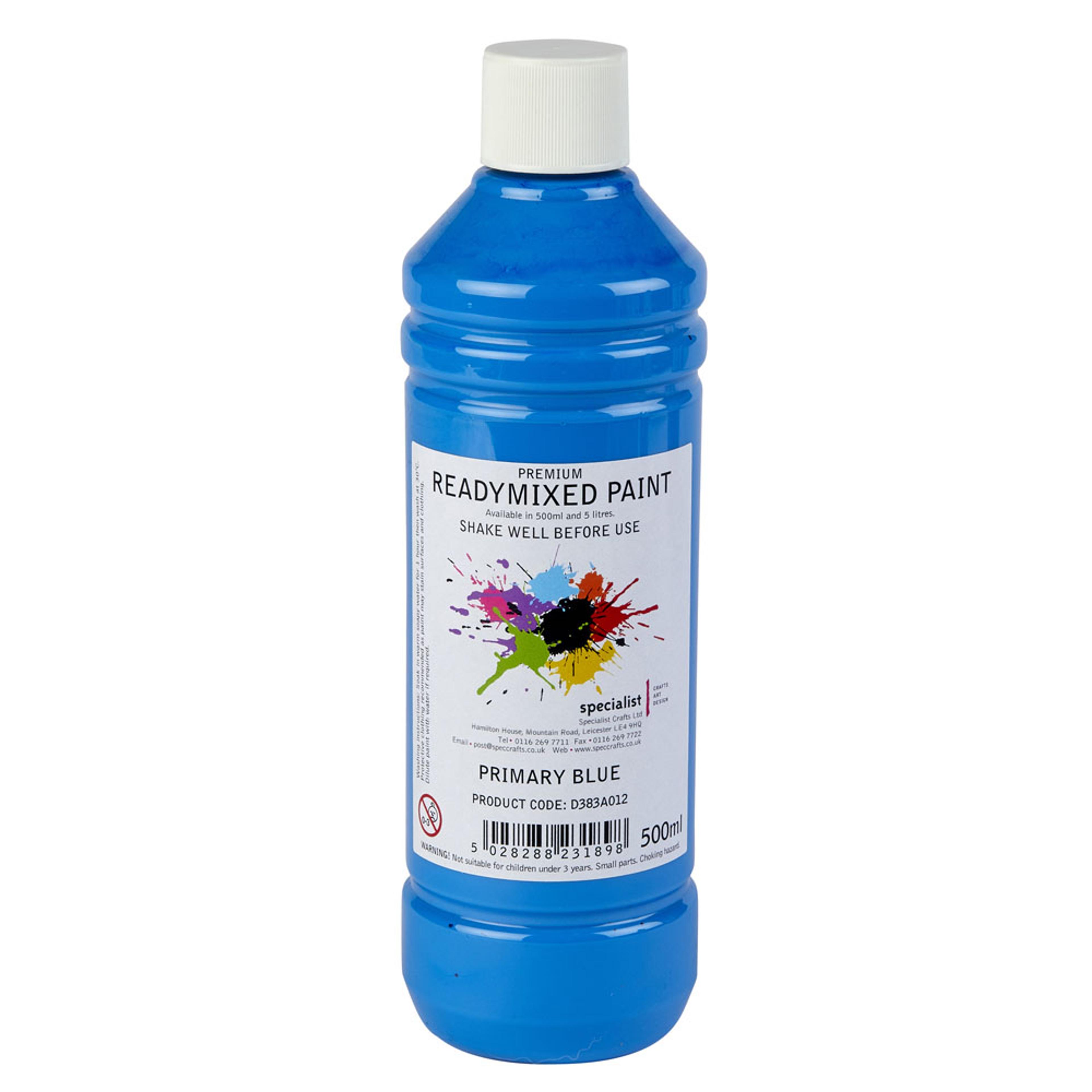 Specialist Crafts Premium Readymixed 500ml - Primary Blue