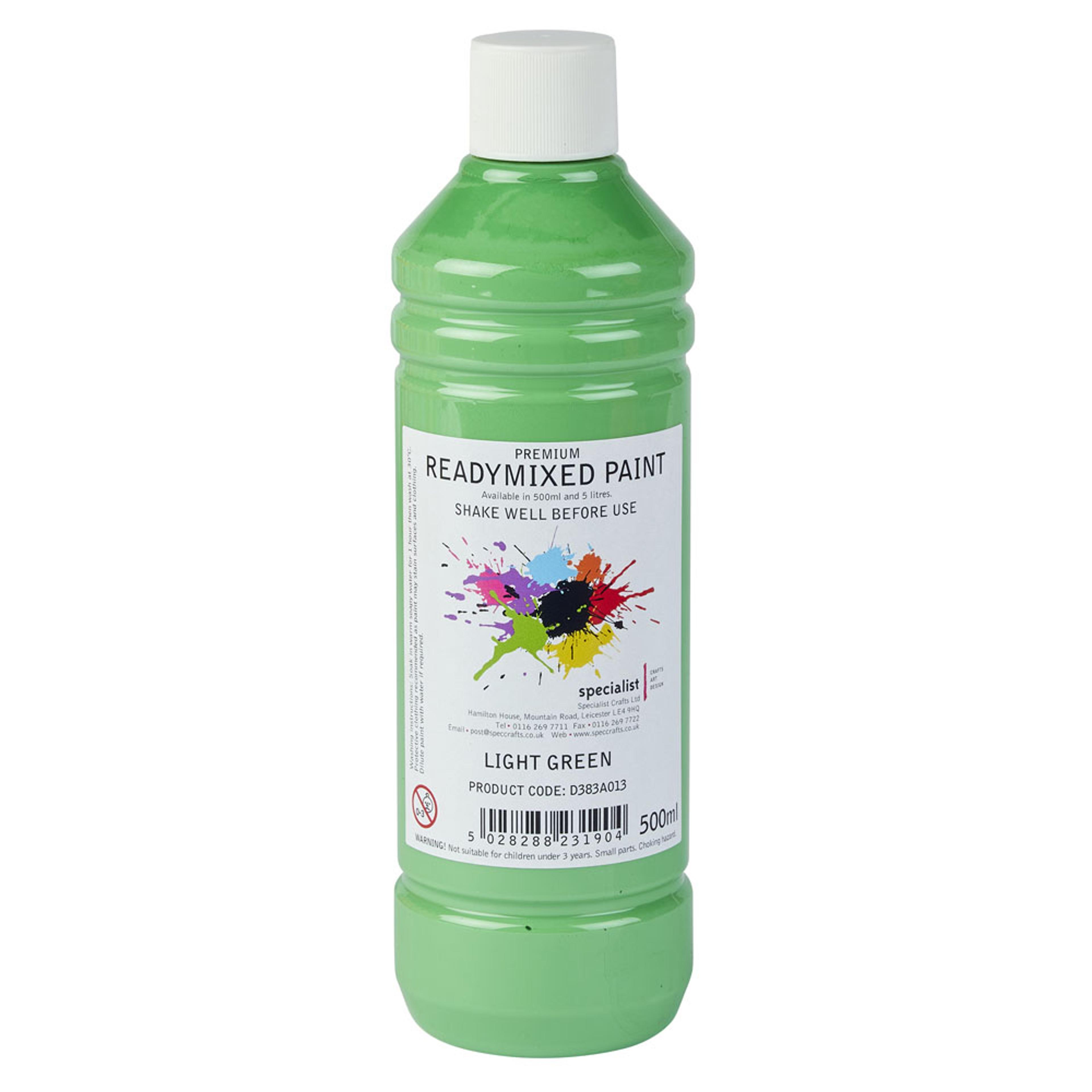 Specialist Crafts Premium Readymixed 500ml - Light Green