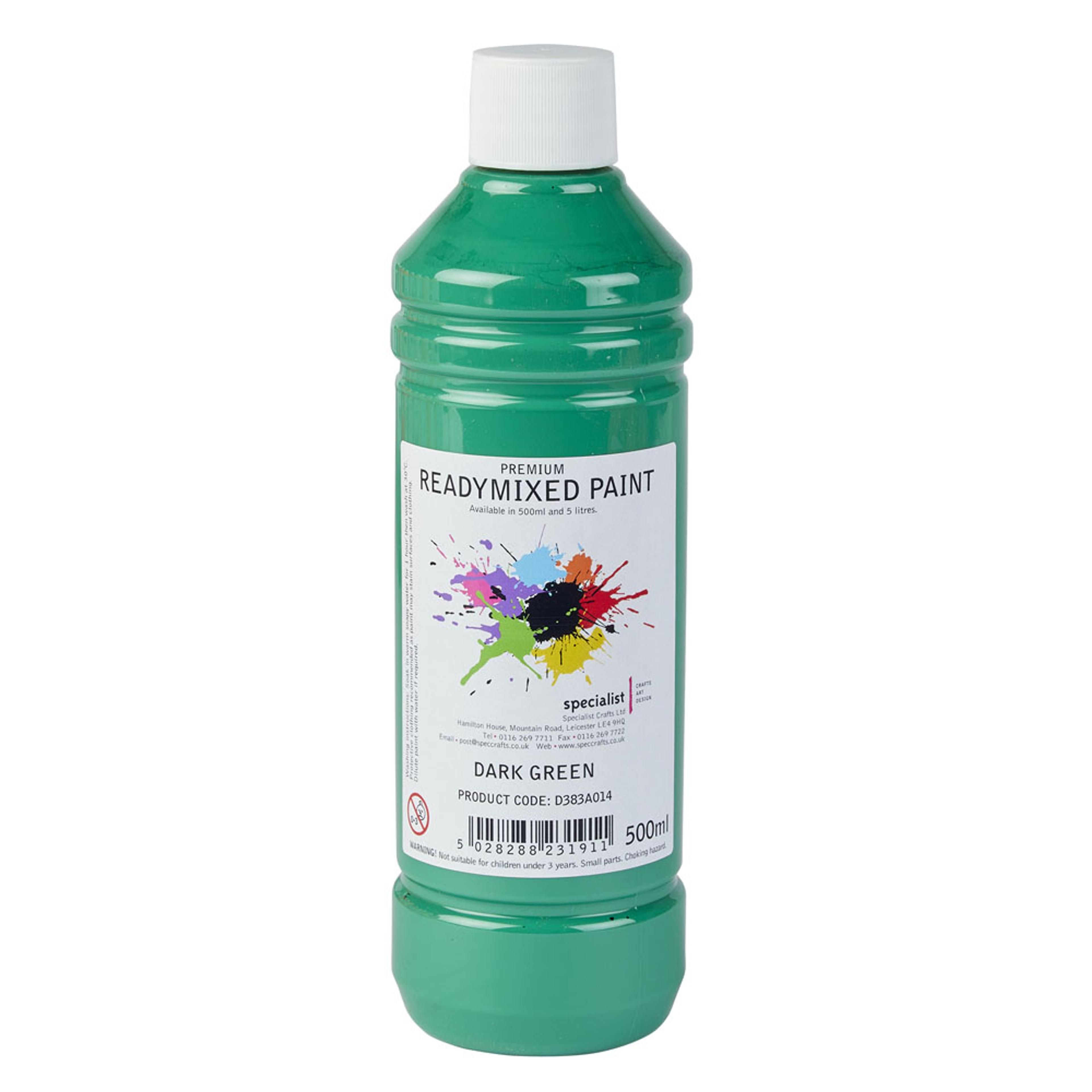 Specialist Crafts Premium Readymixed 500ml - Dark Green