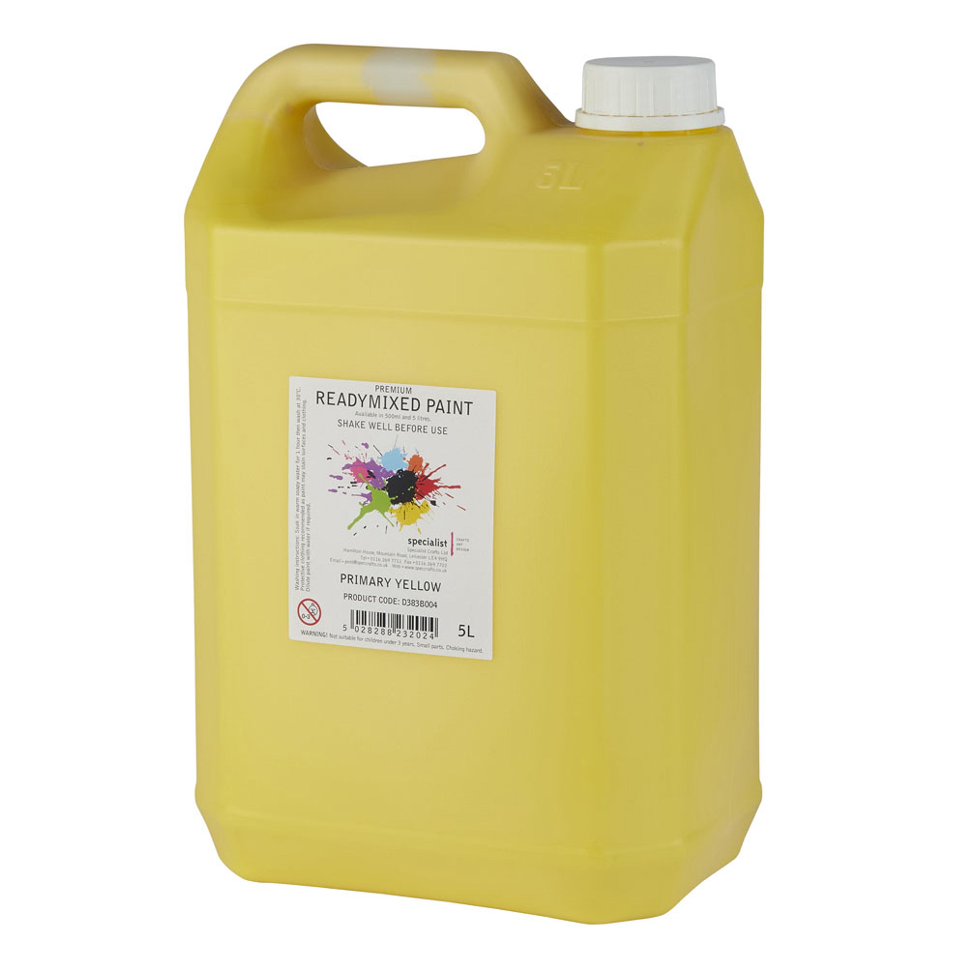Specialist Crafts Premium Readymixed 5L - Primary Yellow