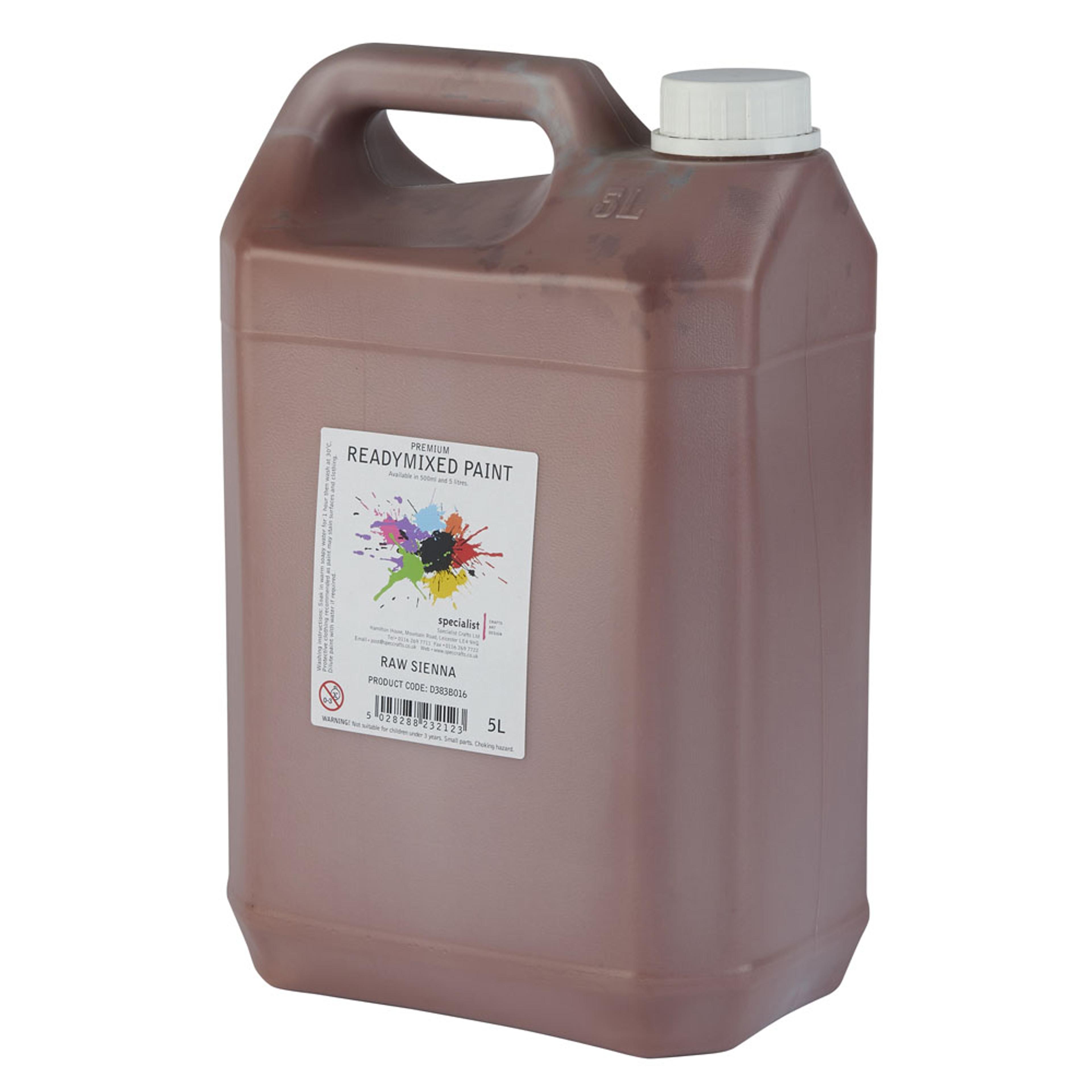 Specialist Crafts Premium Readymixed 5L - Raw Sienna