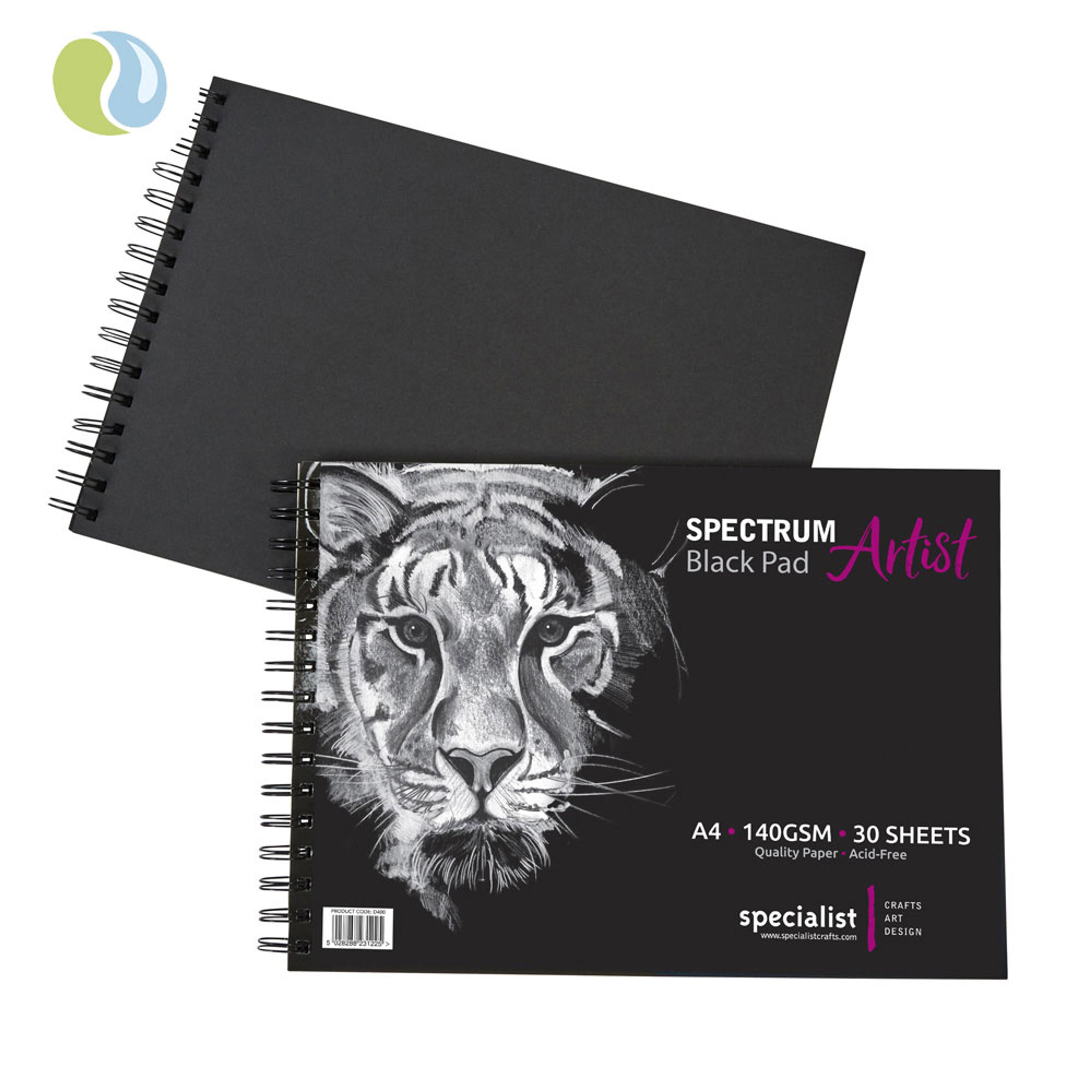 Specialist Crafts Artist Black Pad - A4