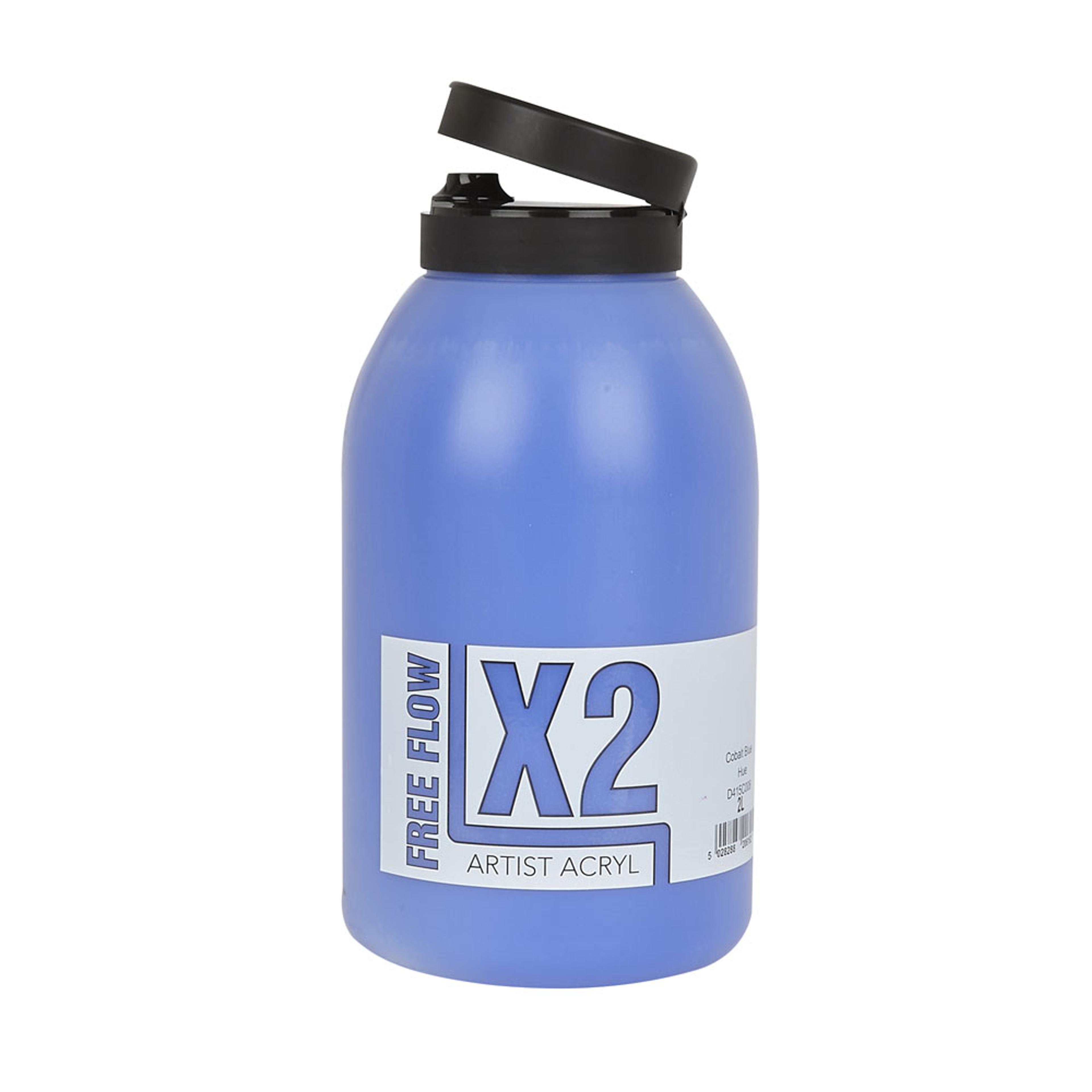 X2 Free Flow Acryl 2L - Cobalt Blue Hue