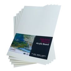Spectrum Artist Acrylic Board 400gsm - 700 x 500mm. Pack of 5