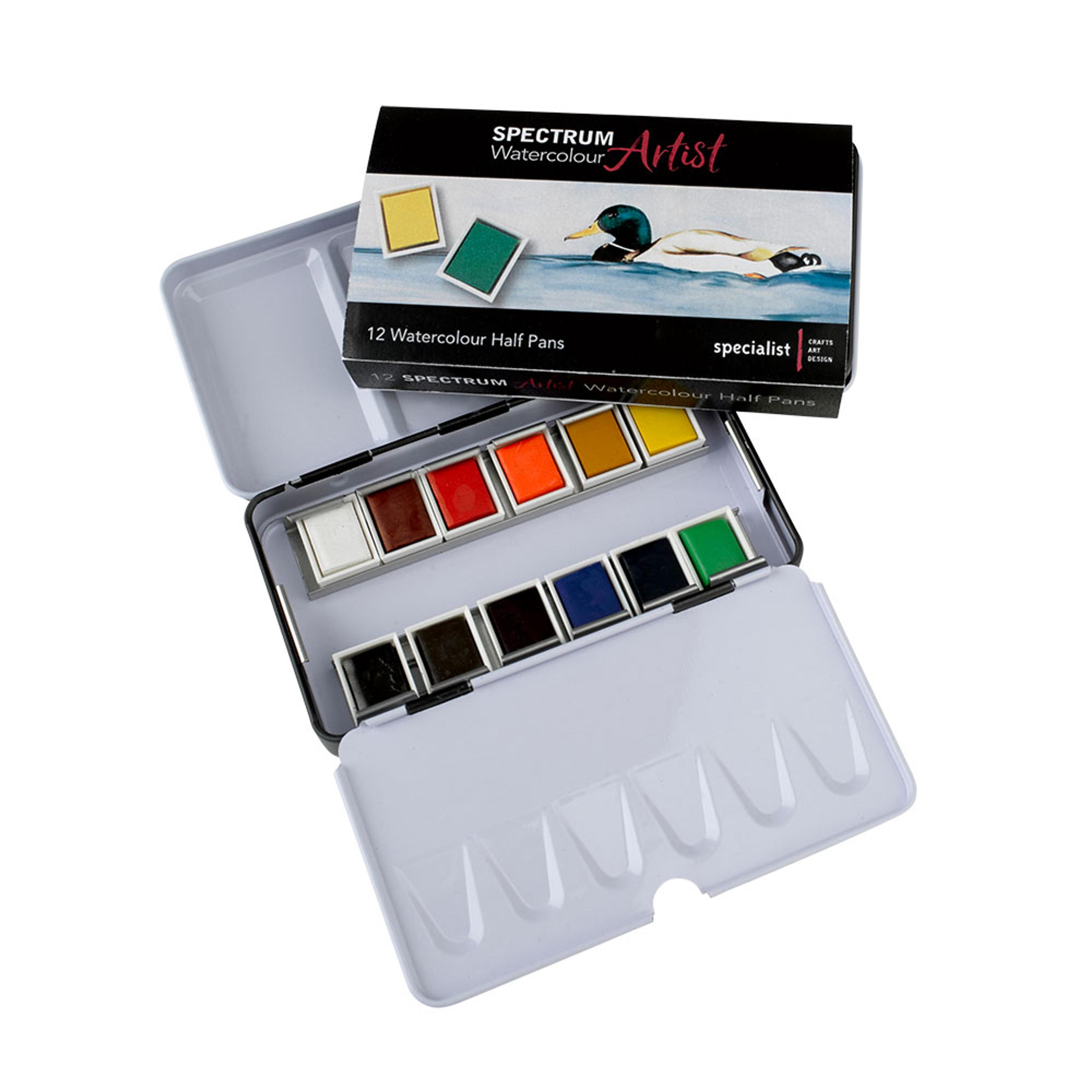 Spectrum Artist Watercolour Pan Set of 12
