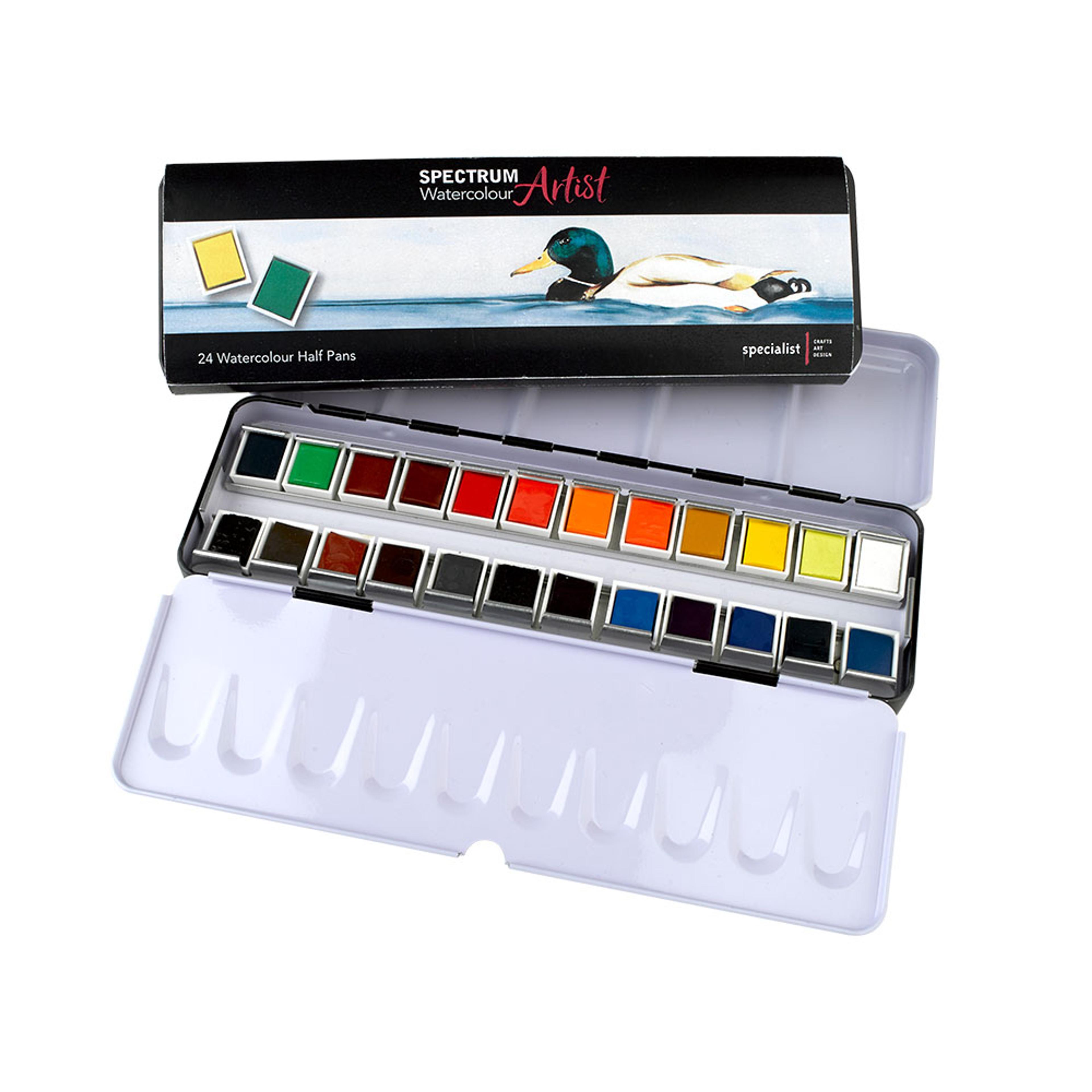 Specialist Crafts Artist Watercolour Pan Set of 24