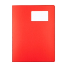 Durabook Exercise Books A4+ (320 x 240mm) 80 Page Blank - Red - Pack of 50