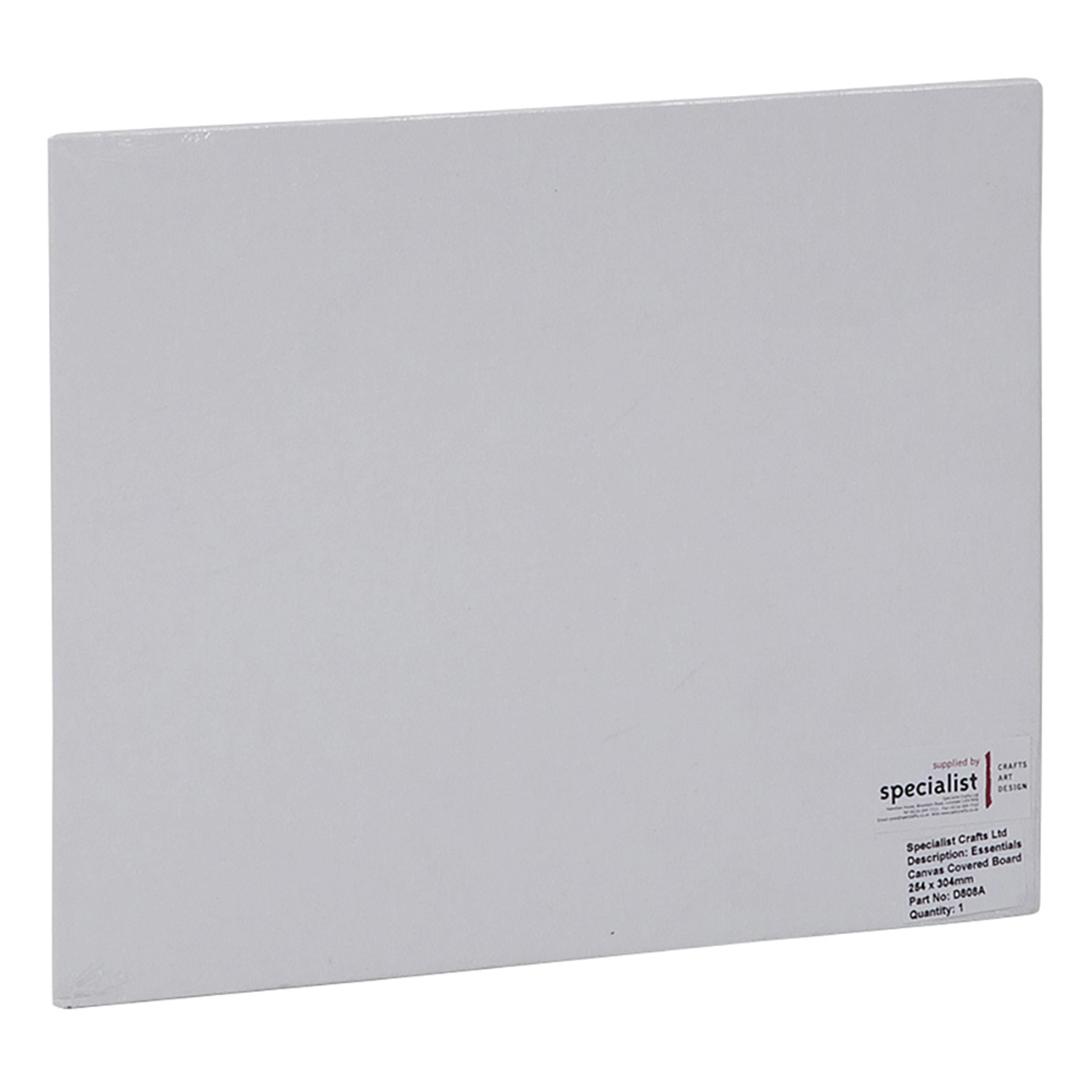 Specialist Crafts Essential Primed Canvas Board - 125 X 175mm