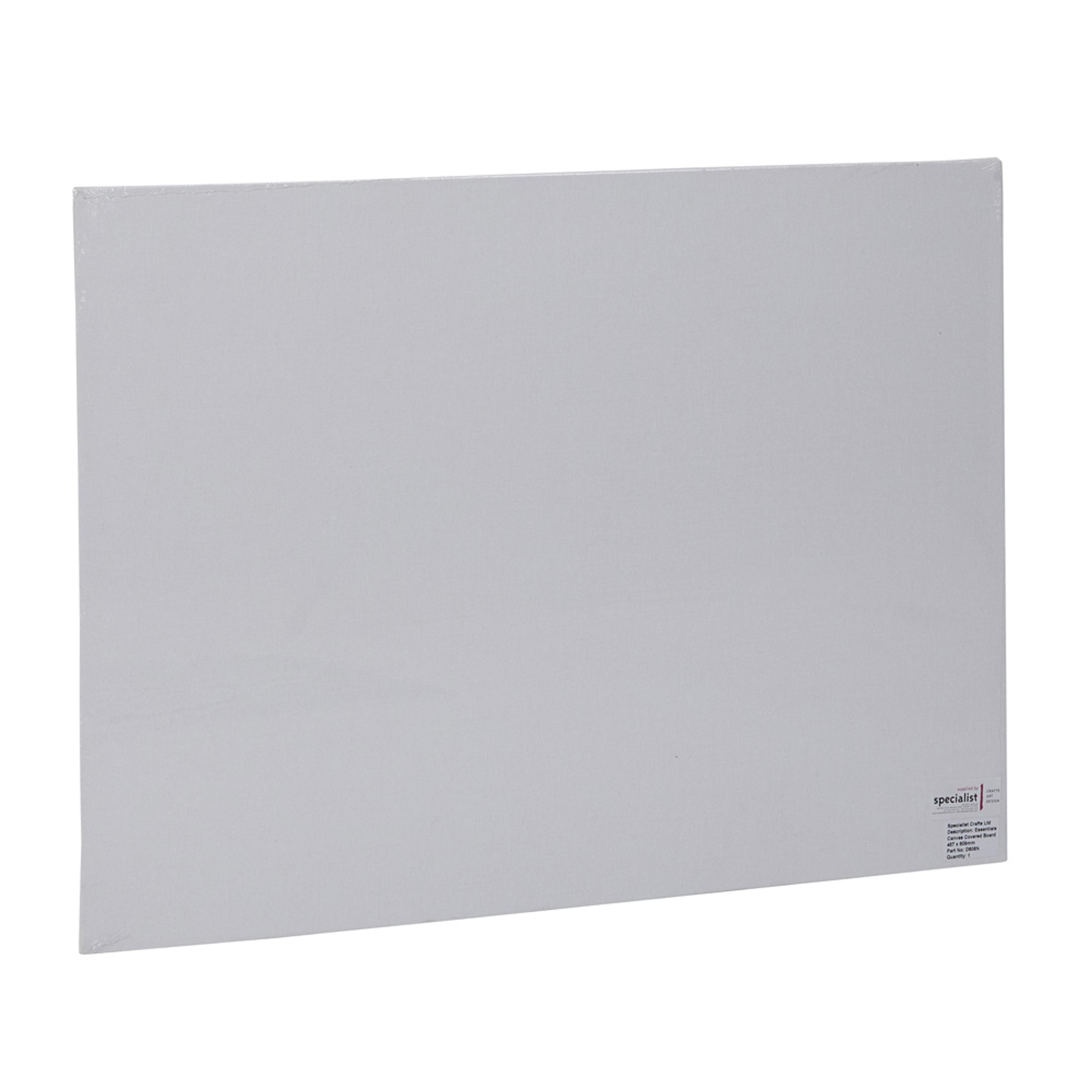 Specialist Crafts Essential Primed Canvas Board - 457 X 609mm