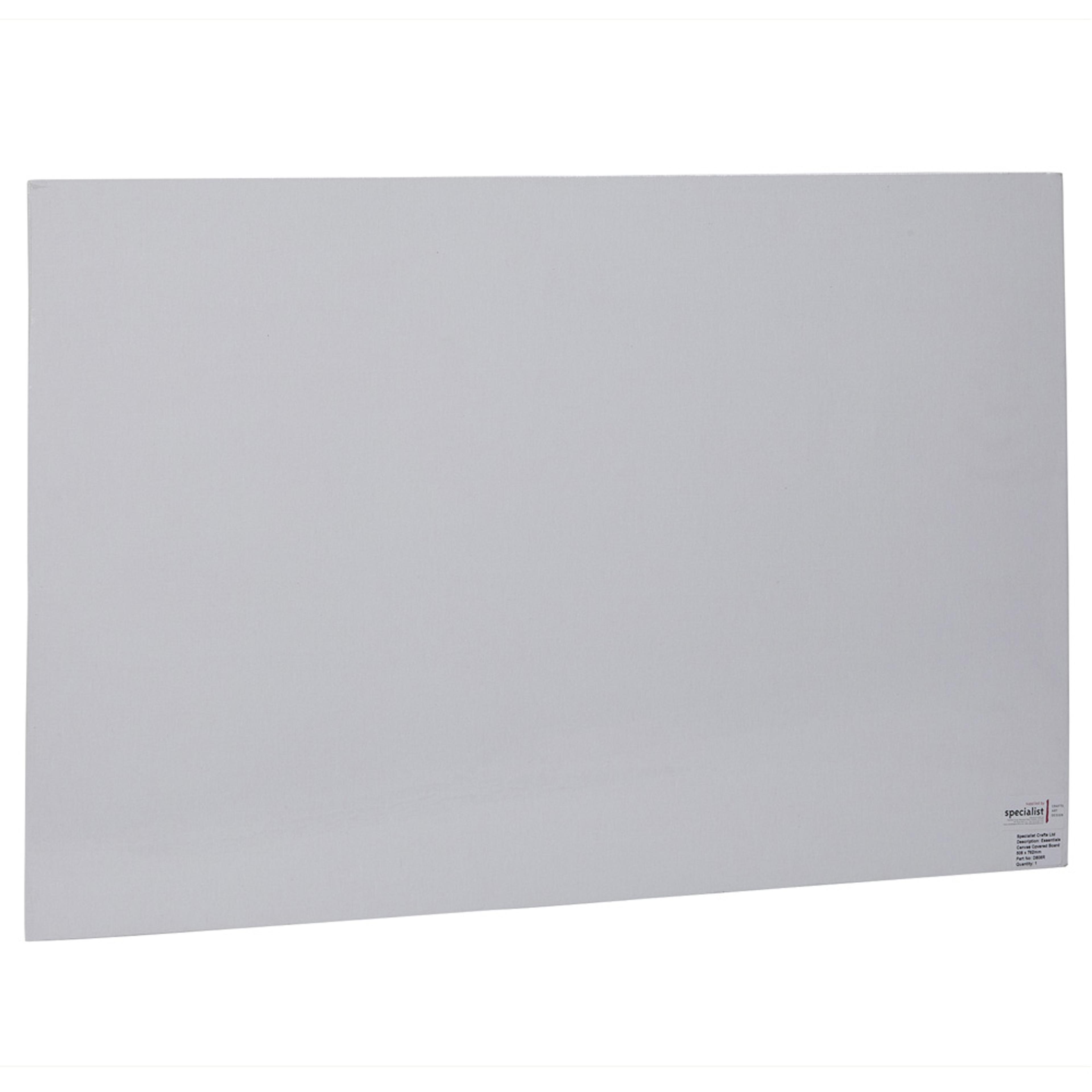 Specialist Crafts Essential Primed Canvas Board - 508 x 762mm