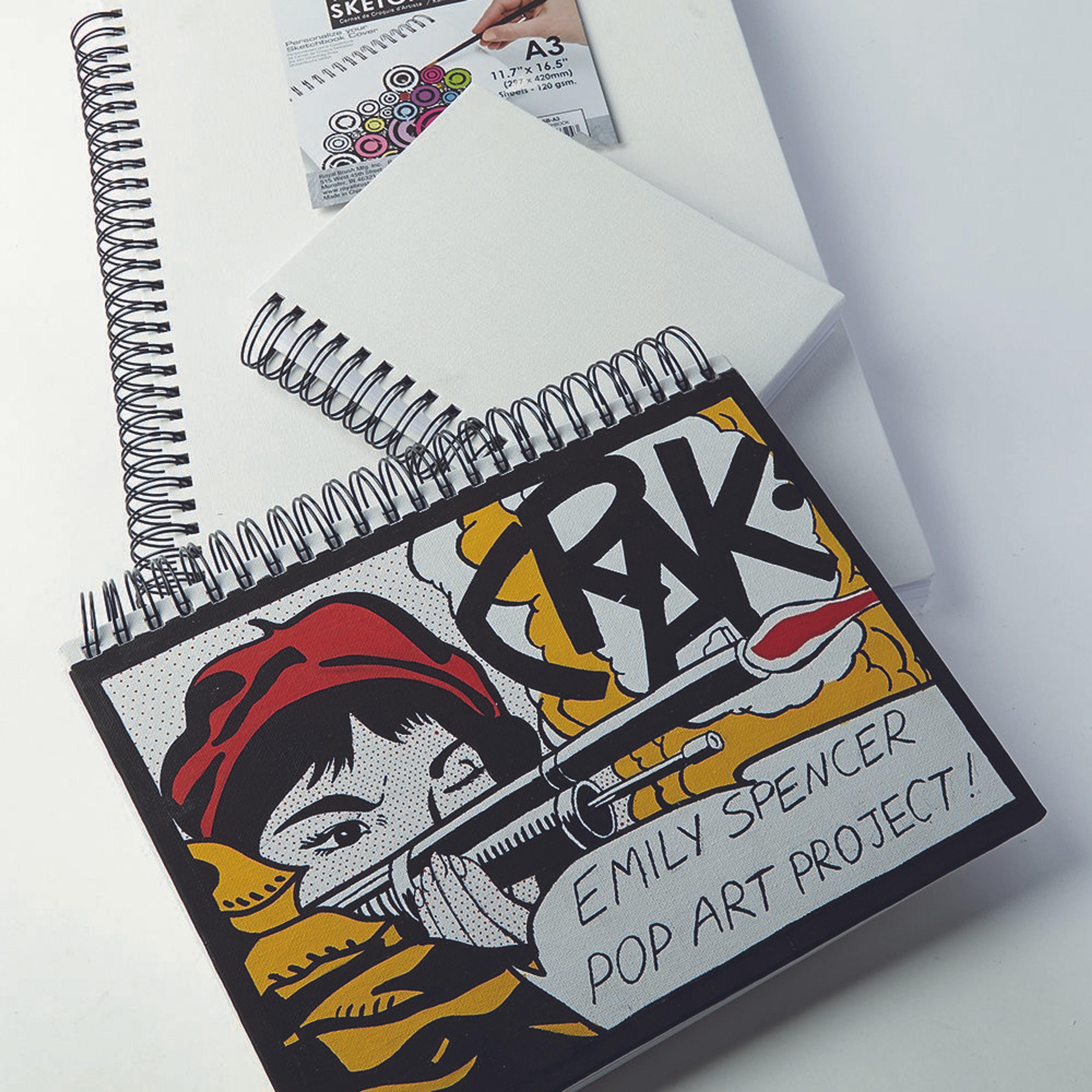 Canvas Cover Sketchpads - A3