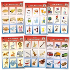 French Vocabulary Poster - Set 4