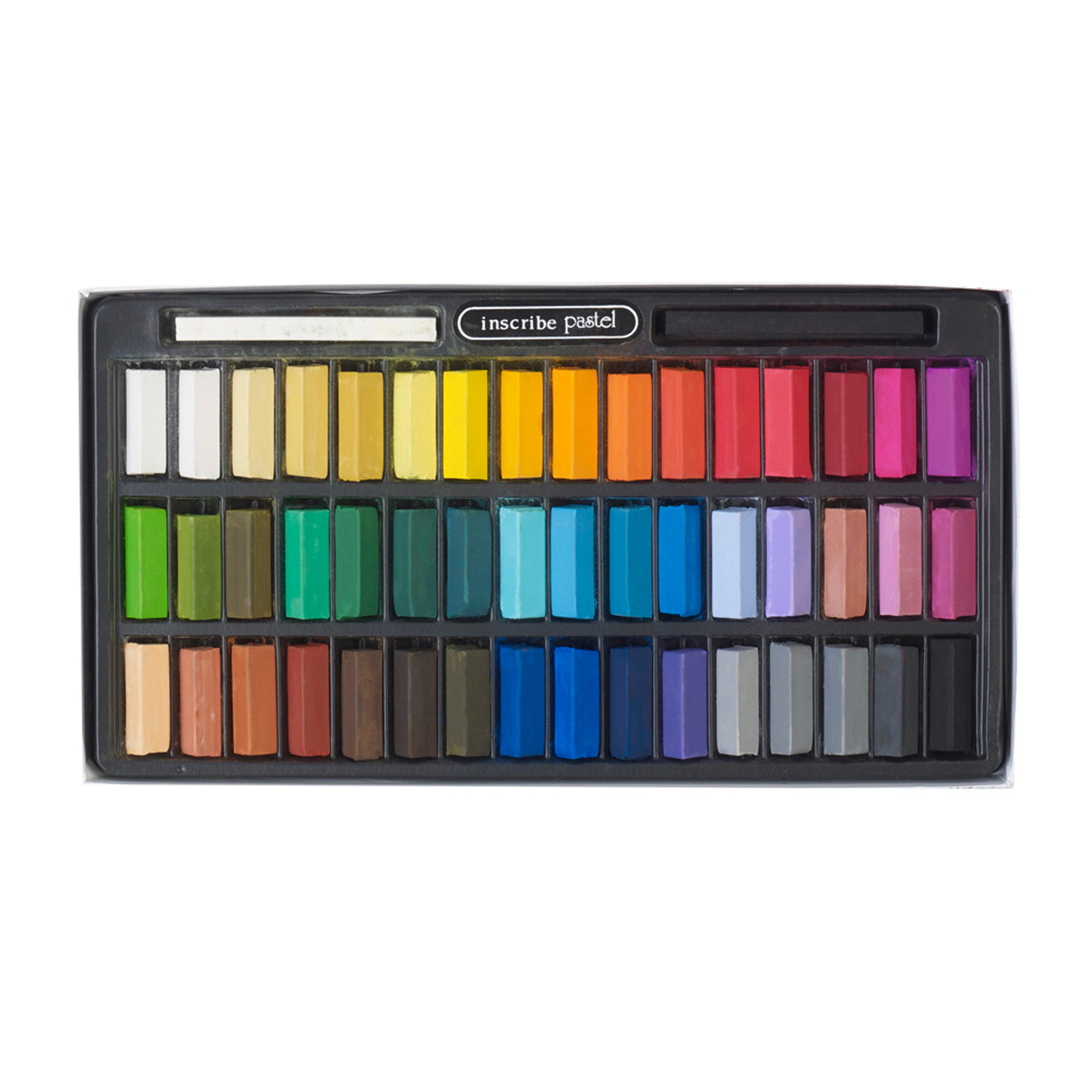 Inscribe Soft Pastels Half Sticks. Set of 48